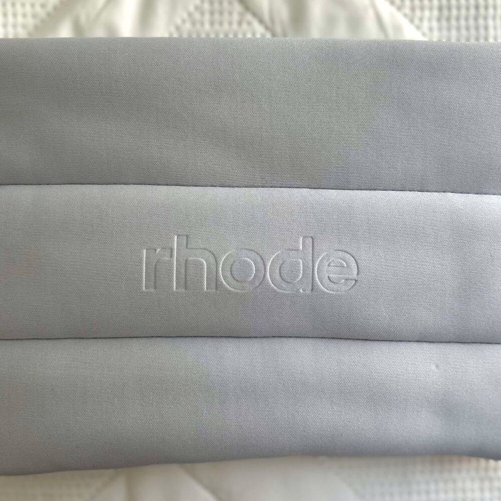 Rhode Skin Bubble Pouch Bag – Light Grey (New / Never Used)